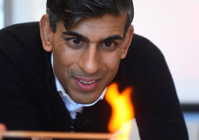 Rishi Sunak will be looking for energy that doesn’t necessarily mean burning stuff.