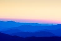 <p>Sunset at the Great Smoky Mountains National Park's Clingman's Dome is a great time to see how these famed mountains got their name.</p>