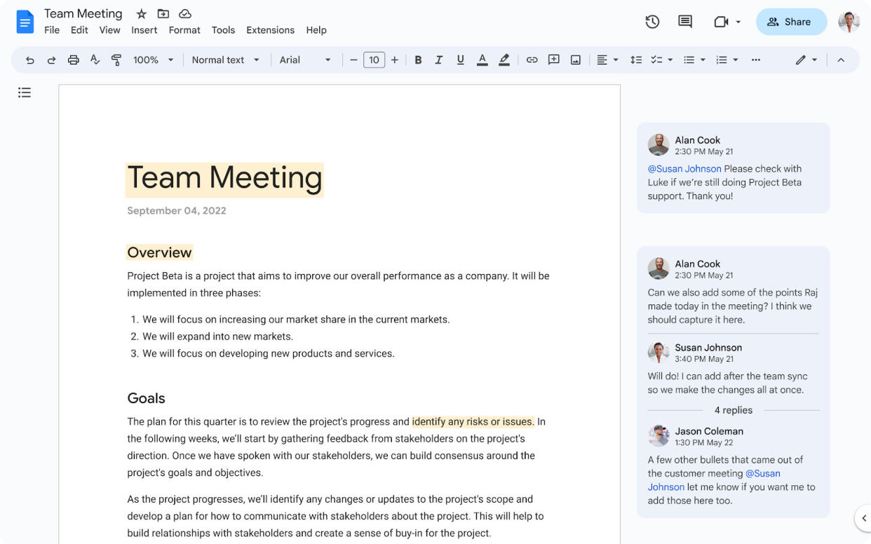  New Google Docs Material Design 