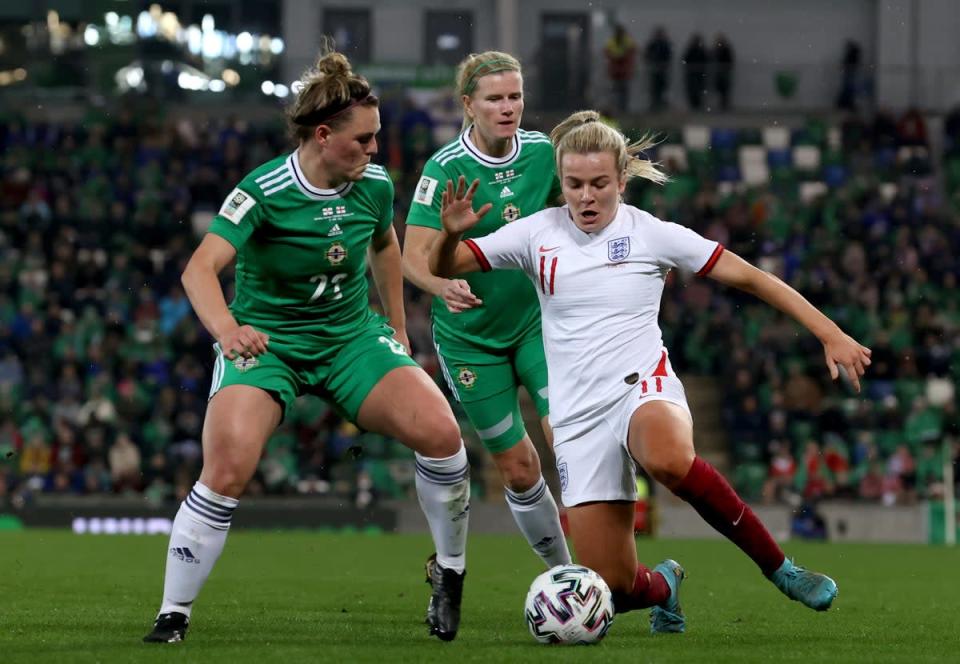 Northern Ireland’s Abbie Magee (left) wants to make a lasting impression on young people (Liam McBurney/PA) (PA Wire)