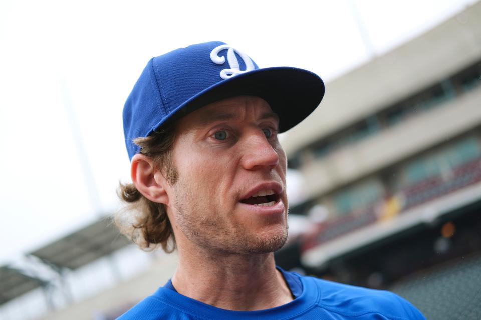 Oklahoma City Dodgers infielder Ty Kelly made his MLB debut with the Mets in 2016.