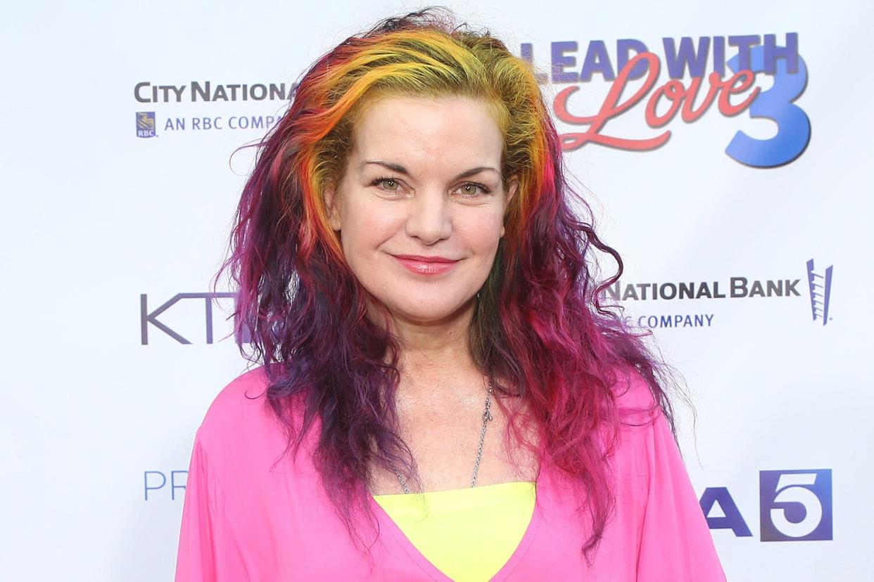 Pauley Perrette attends Project Angel Food's Lead with Love 3 - a Fundraising Special on KTLA on July 23, 2022 in Los Angeles, California.