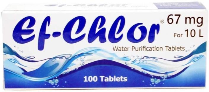 water purification tablets ef chlor tablets