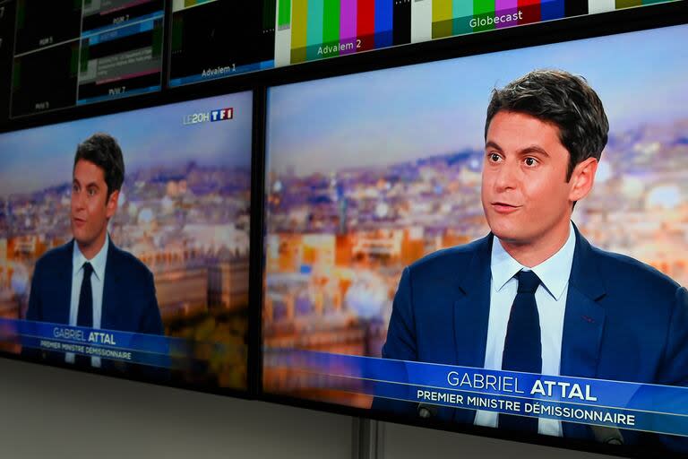 El primer ministro francés saliente Gabriel Attal. (Zoulerah NORDDINE / AFP)