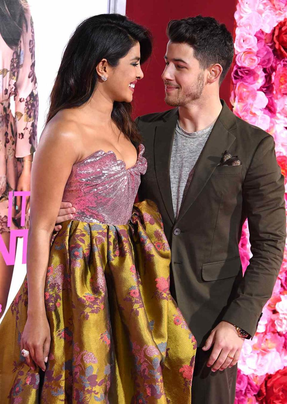Nick Jonas and Priyanka Chopra at the Isn't It Romantic Premiere