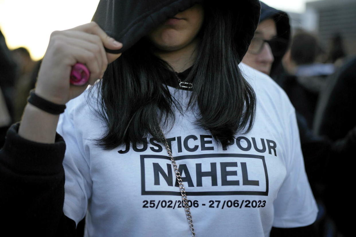 Une reconsitution du jour au cours duquel Nahel a été tué est organisée ce dimanche (image d'illustration).  - Credit:Lewis Joly/AP/SIPA / SIPA / Lewis Joly/AP/SIPA