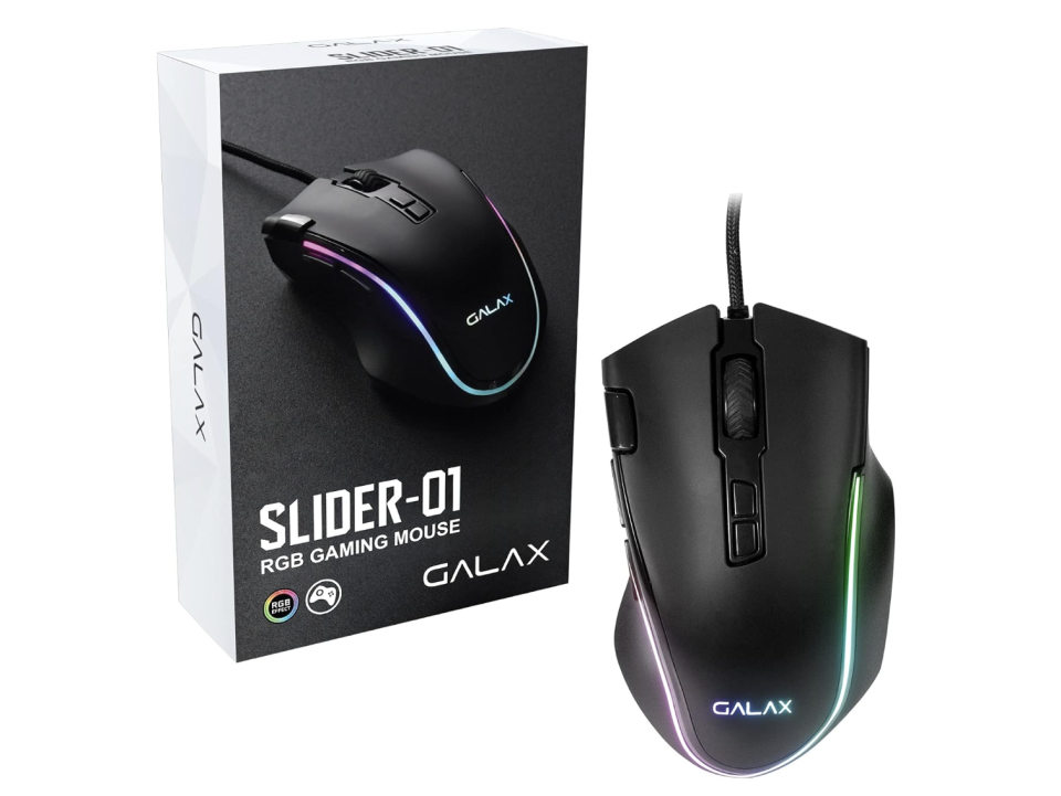 Galax Slider-01 Rgb Gaming Mouse Optical, 8-Buttons. (PHOTO: Amazon Singapore)