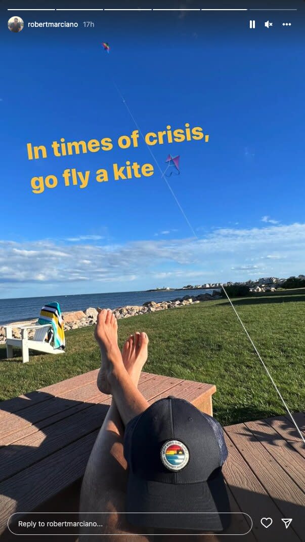 Rob Marciano Offers Wisdom for 'Times of Crisis' After Wife Eryn Files for  Divorce: 'Fly a Kite