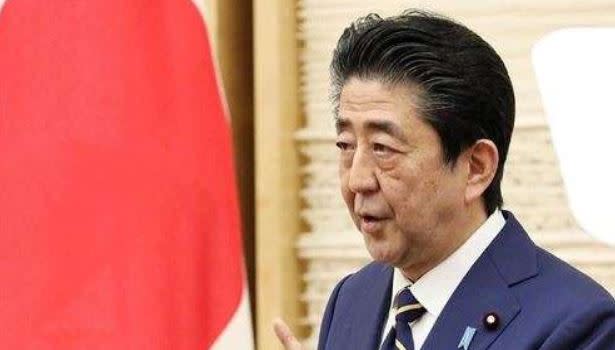 日本首相安倍晉三對全國發布緊急事態命令。（圖／翻攝自安倍晉三IG）