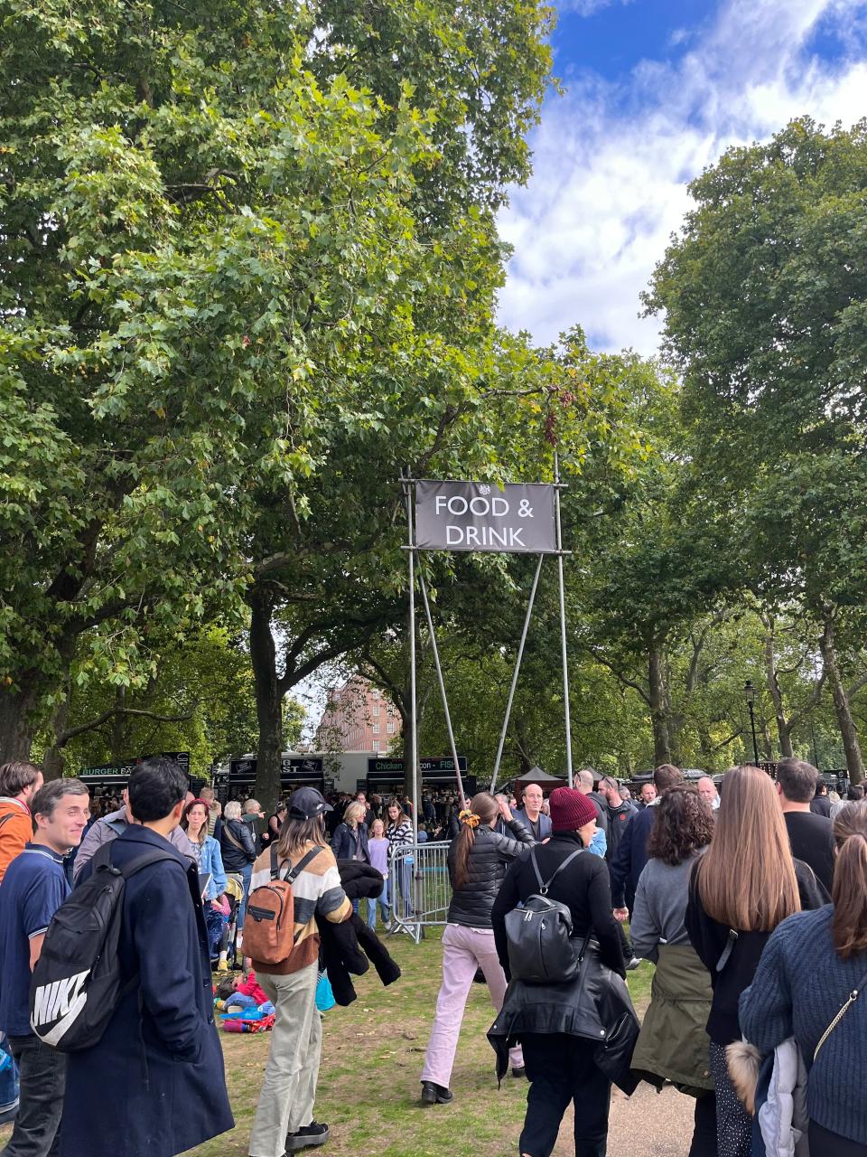 Hyde Park had an almost festival-like atmosphere