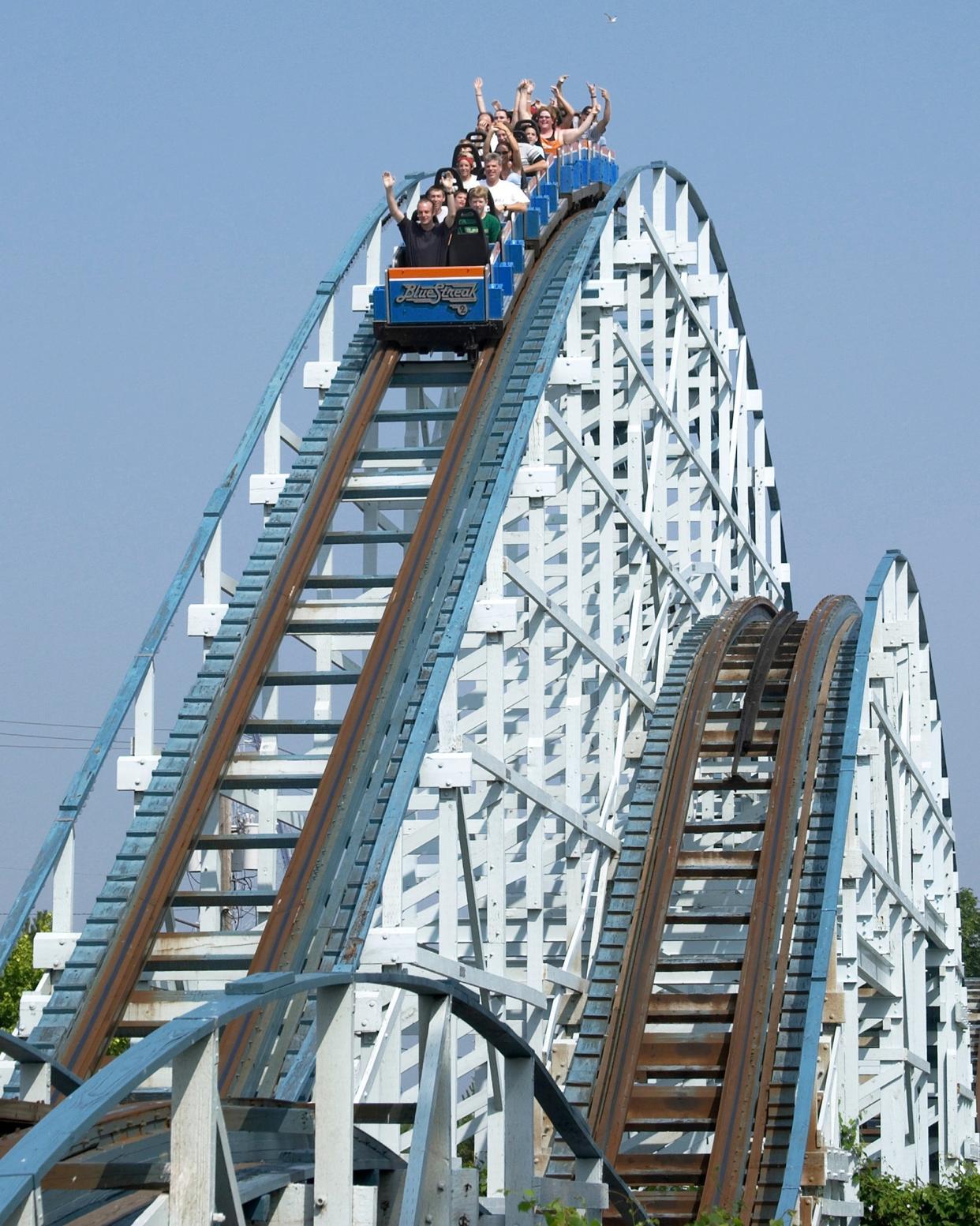roller coaster at Cedar Point