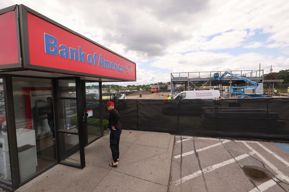 Bank of America being built at Westgate Drive in Brockton on Thursday, June 15, 2023.