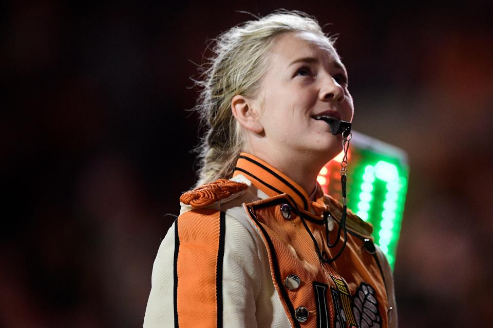 Pride of the Southland Band Drum Major Julia Boylan was heavily involved in the search process for a new director.