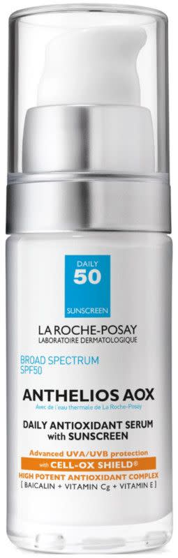 7) La Roche-Posay Anthelios AOX Daily Antioxidant Serum SPF 50