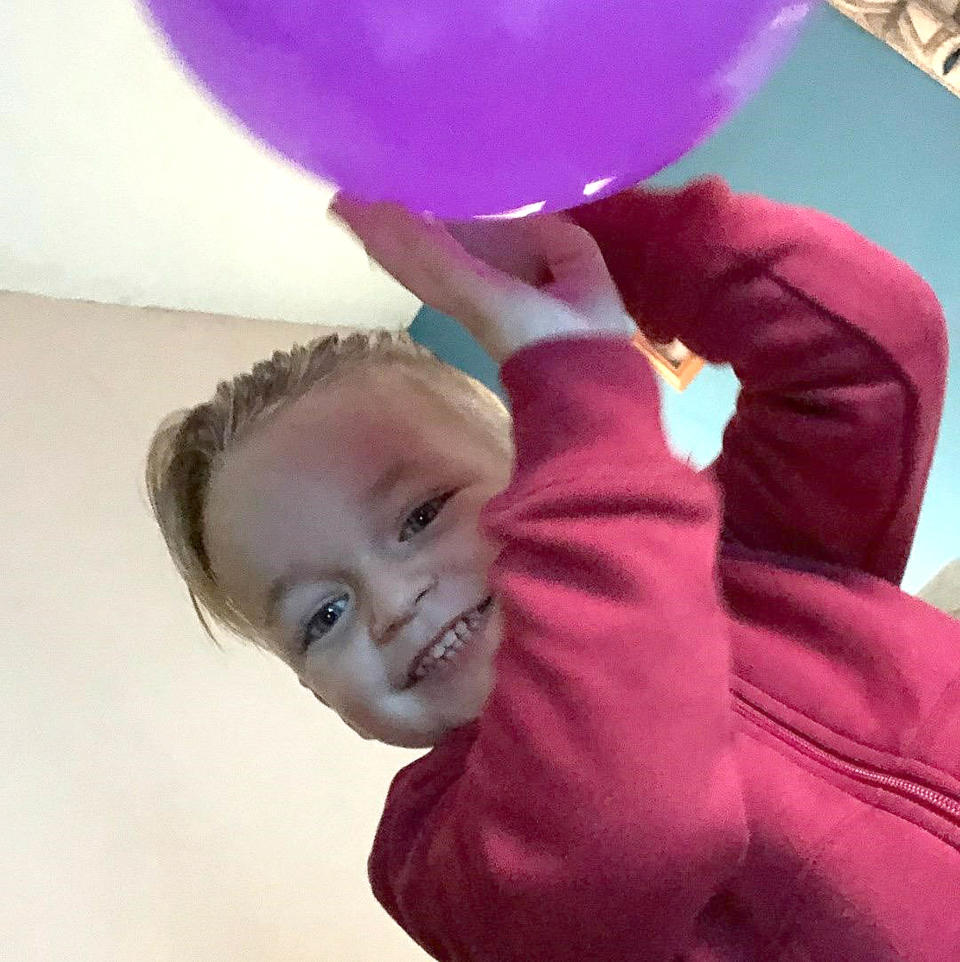 Undated family handout file photo of three-year-old Alfie Lamb, whose mother Adrian Hoare has been jailed for two years and nine months. (Metropolitan Police)