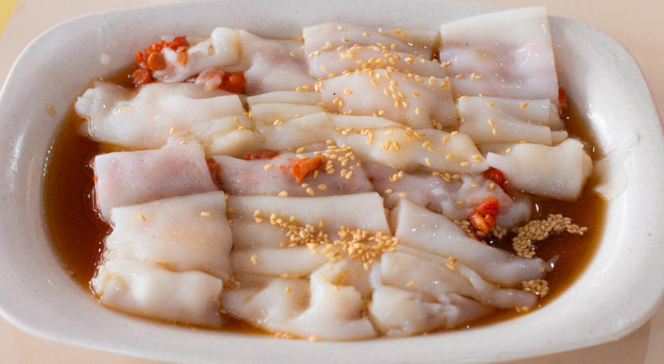 chinese stall chee cheong fun - dish