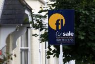 A "for sale" sign is seen in front of a property in west London, Britain August 22, 2016. REUTERS/Peter Nicholls