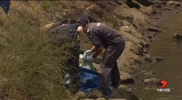 Police recovered his remains after a passer-by spotted an arm near the Maribyrnong River. Picture: 7 News