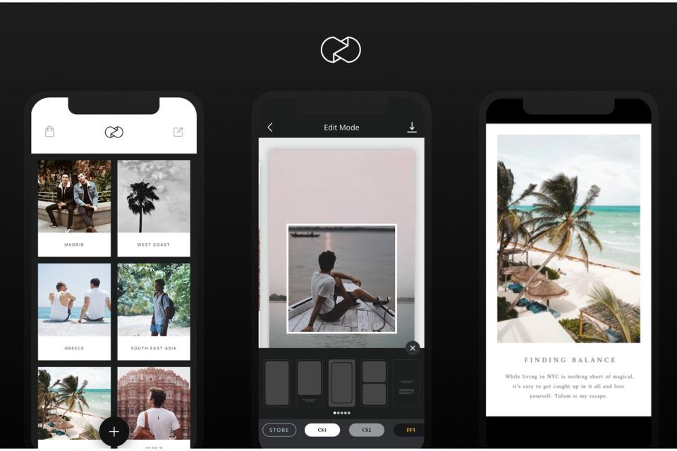 Unfold has easy-to-use templates to make your images pop on Stories (Unfold)