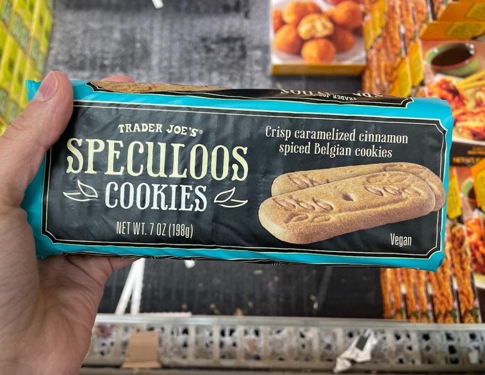 Speculoos cookies at Trader Joe's.