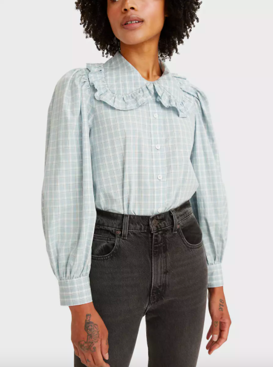 EMILIE BUTTON-UP BLOUSE. Image via Levi's.