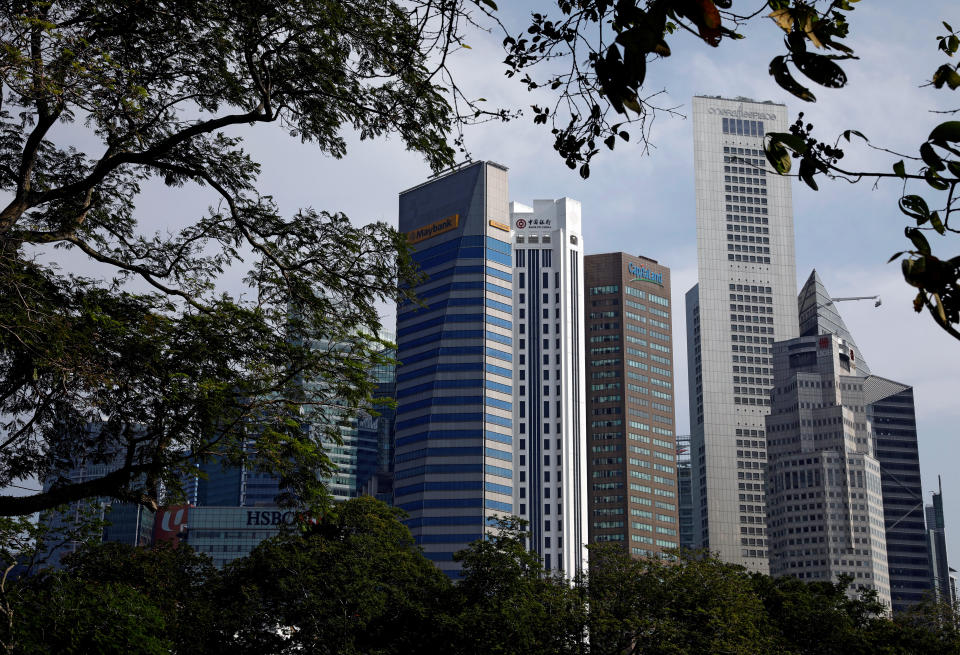 A view of the skyline of Singapore August 2, 2017. Picture taken August 2, 2017. REUTERS/Edgar Su