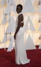 Actress Lupita Nyong'o arrives on the red carpet at the 87th Academy Awards in Hollywood, California February 22, 2015. REUTERS/Mario Anzuoni (UNITED STATES TAGS:ENTERTAINMENT) (OSCARS-ARRIVALS)