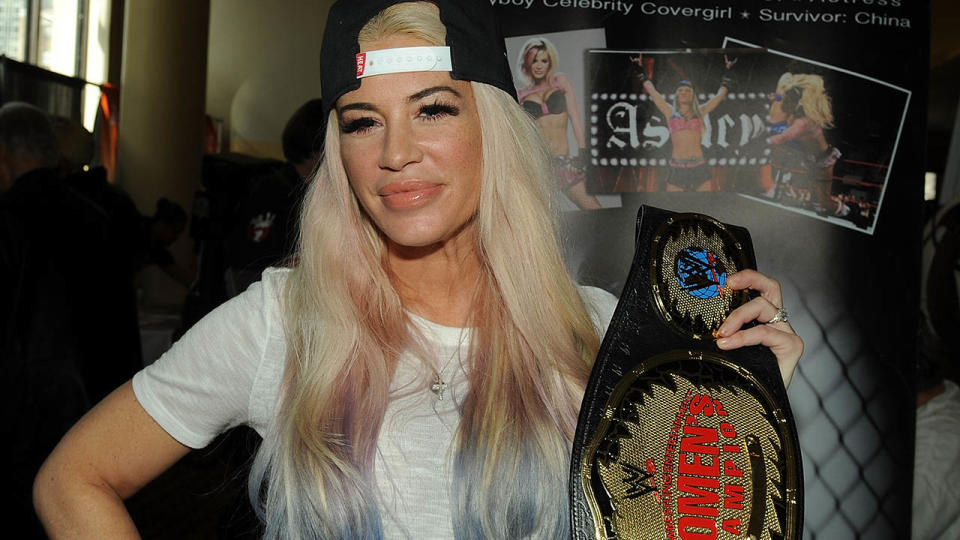 Ashley Massaro at the 2017 Big Apple Con in 2017. (Photo by Bobby Bank/Getty Images)