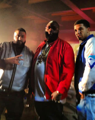 Drake, Lil Wayne & Rick Ross Join DJ Khaled On Set Of 'Take It To The Head'