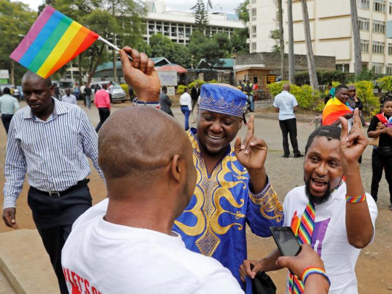 Kenya's High Court has blocked an attempt to overturn a law banning gay sex, in a significant set back for LGBT\+ rights across Africa.Judges claimed repealing British colonial-era laws would open the door to same sex marriage in a country and continent that continues to discriminate against LGBT+ citizens.Many in Kenya's gay community had hoped the court would make history by scrapping the laws and inspiring other countries in Africa to do the same. Paul Muite, the main petitioner in the case, said he would appeal the decision. Activists had argued the laws criminalising consensual same-sex relations between adults were in breach of the constitution because they deny basic rights. The state should not regulate intimacy between gay couples, they said. One law punishes "carnal knowledge against the order of nature" and prescribes up to 14 years in prison for people convicted of homosexual acts. Another says "indecent practices between males" can bring up to five years in prison. The laws create an environment of fear and harassment even if they are not always enforced, activists said. "The issue is violence, discrimination and oppression," one activist, Tirop Salat, said. But the judges, in a unanimous ruling, said those behind the appeal had failed to prove how the laws violated their right to health, dignity and privacy and said the laws do not single out gay people. "Acknowledging cohabitation among people of the same sex, where they would ostensibly be able to have same-sex intercourse, would indirectly open the door for (marriage) of people of the same sex," said the judgment read in part by Justice Roselyn Aburili. Activists were quick to condemn the ruling. "These old colonial laws lead to the LGBT community suffering violence, blackmail, harassment and torture. They devastate people's lives and have no place in a democratic Kenyan society," the Nairobi-based National Gay & Lesbian Human Rights Commission said after the decision was announced. At least half of Kenya's LGBT+ persons have suffered physical and verbal assault, the commission said. Most assaults are not reported because people don't have confidence that police will protect them. In a separate statement, the British LGBT+ organisation Stonewall called the decision "crushing news" and said some 70 countries around the world still criminalise same-sex relationships. Thirty-three of those are in Africa, according to Human Rights Watch, which called Friday's ruling "a step backward in the progress Kenya has made toward equality in recent years".Some in Kenya, however, praised the decision as a strike against what they called "sexual perversion." Gerald Walterfang with the Kenya Christian Professionals Forum said they were delighted with the ruling against what they termed a "destructive sexual lifestyle".Kenyan Bishop Alfred Rotich added: "LGBT is an orientation. You cannot legalise something as an orientation. If somebody has an orientation to steal money, we cannot legalise it." Kenya's courts had recently ruled in favour of LGBT+ rights. Last year, an appeals court ruled unlawful the use of forced anal exams to test whether two men had gay sex. In 2015, High Court judges ordered a government agency to register a rights group representing gay people, saying Kenya's constitution recognises and protects the rights of minorities. Resistance to gay rights exists at the top of Kenya's politics, however. President Uhuru Kenyatta said gay rights were "not of any major importance" and claimed the laws criminalising same-sex relations are supported by "99 per cent" of the Kenyan people. Additional reporting by AP