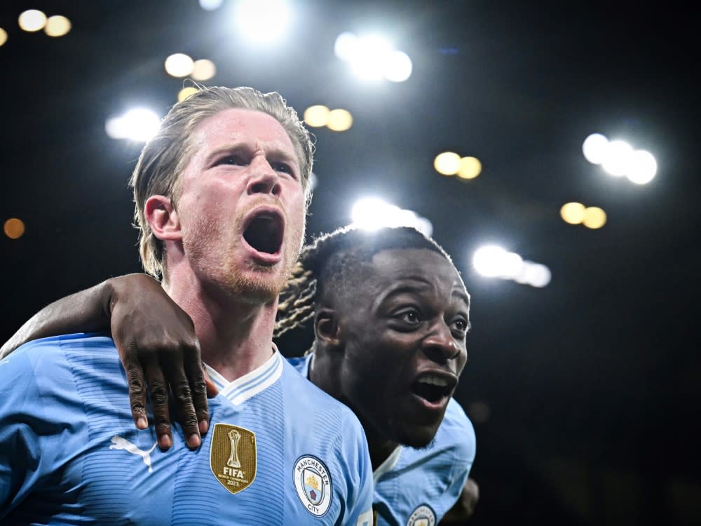 Kevin De Bruyne traf zum Ausgleich für City (Paul ELLIS)