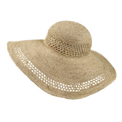 Raffia Floppy Hat Fat Face: Beach