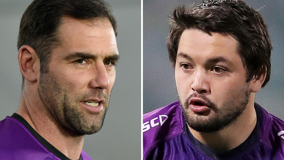 Cameron Smith's potential retirement has been given an added twist, with likely successor Brandon Smith vowing to walk away from the club if his namesake plays on in 2021. Pictures: Getty Images