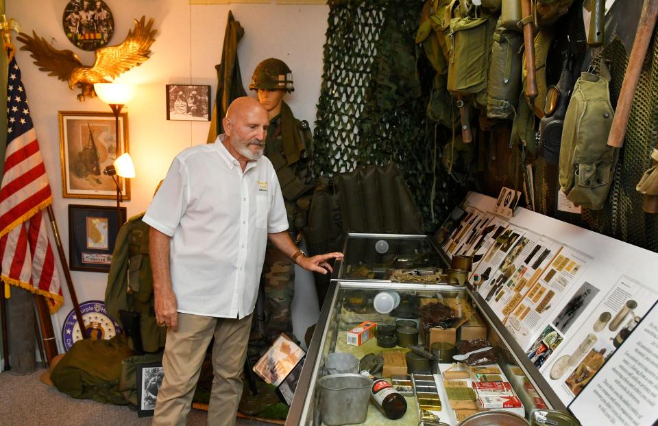 Ben Bydalek, Founder of the Vietnam War Exhibit Education Center, at 2475 Jen Drive, suite #5, is located off of U.S. 1, just north of Pineda Causeway. Call for times and location to visit. (321) 212-9726.