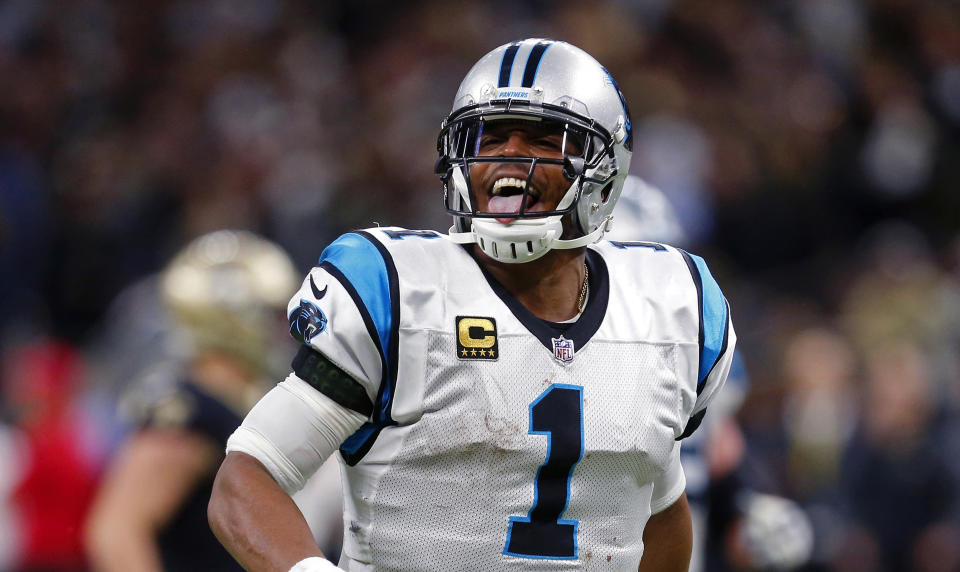 Carolina Panthers quarterback Cam Newton led his team to the playoffs. (AP)