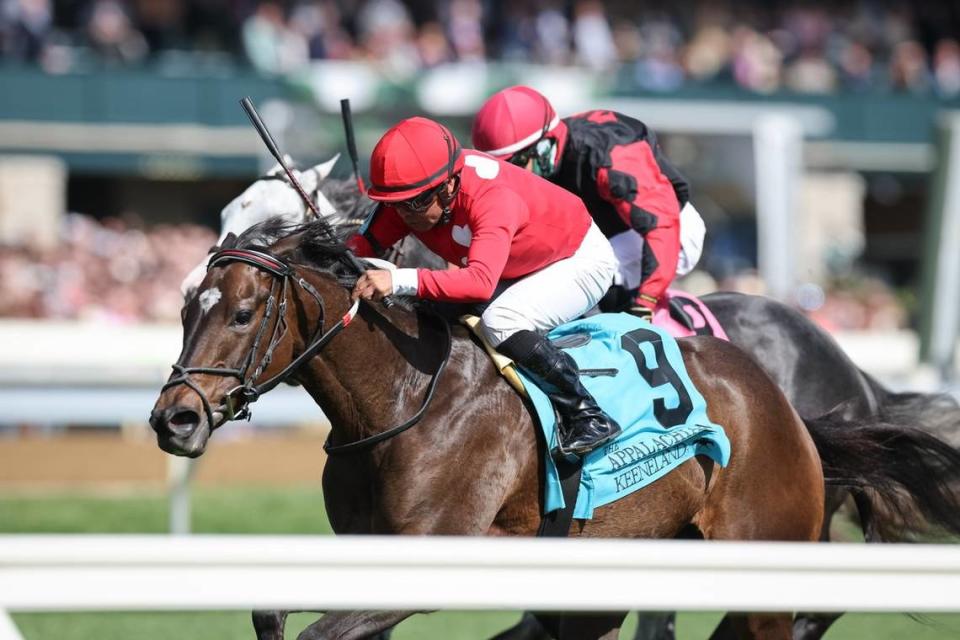 Buchu, with Martin Garcia up, won the 36th edition of the Grade 2, $400,000 Appalachian presented by the Japan Racing Association on Saturday at Keeneland.