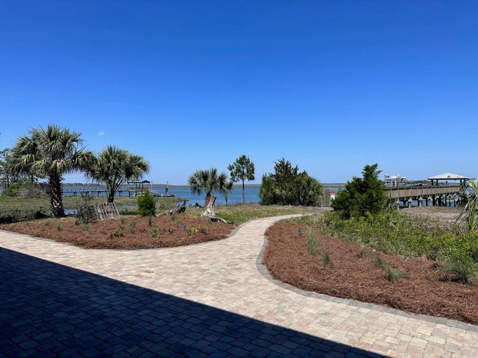 A new pavilion at the Dick and Sharon Stewart Maritime Center provides easy access to Port Royal Sound.
