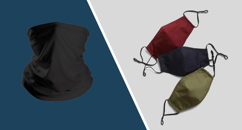 Are neck gaiters as effective as non-medical face masks?  