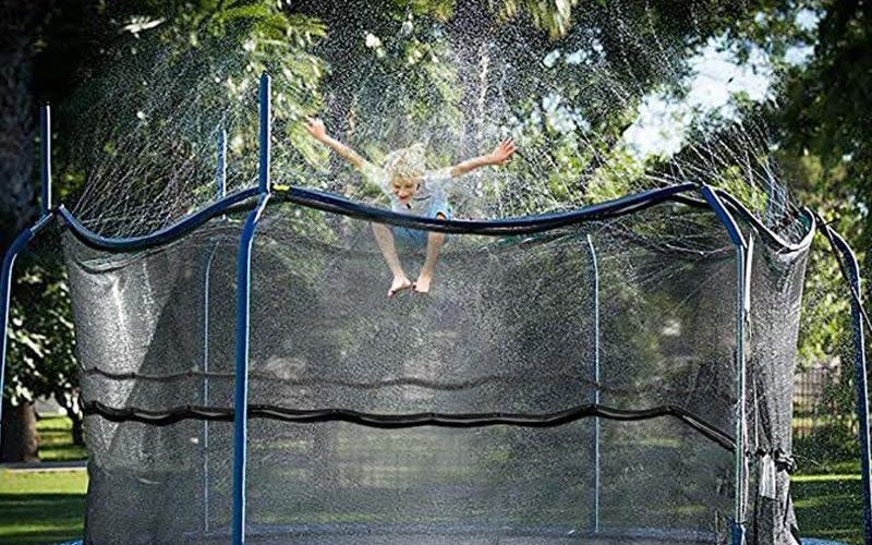 Trampoline sprinkler