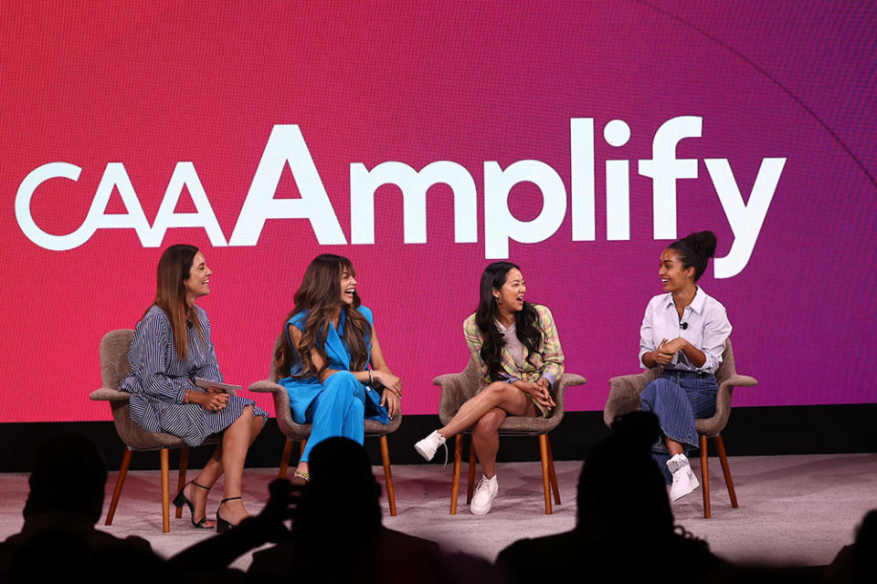 Tracy Brennan, Leslie Grace, Stephanie Hsu and Yara Shahidi - Credit: Courtesy of Will Navarro