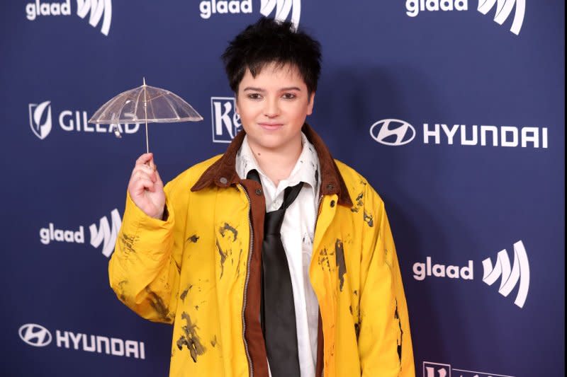 Blu del Barrio attends the 2023 GLAAD Media Awards at the Beverly Hilton Hotel in Beverly Hills, California. File photo by Greg Grudt/UPI