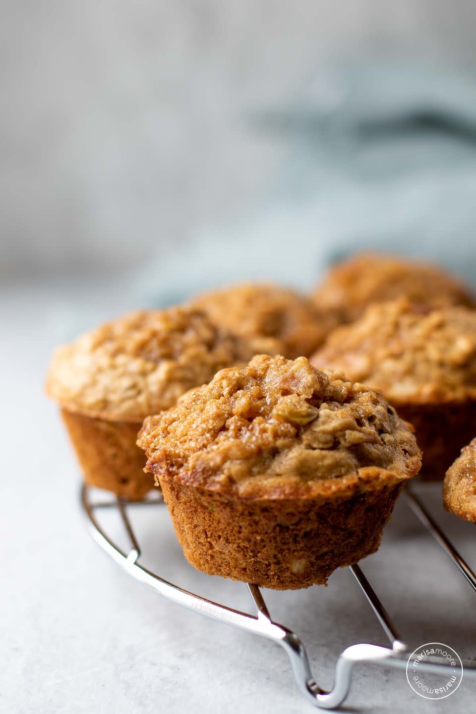 Pear Oatmeal Muffins