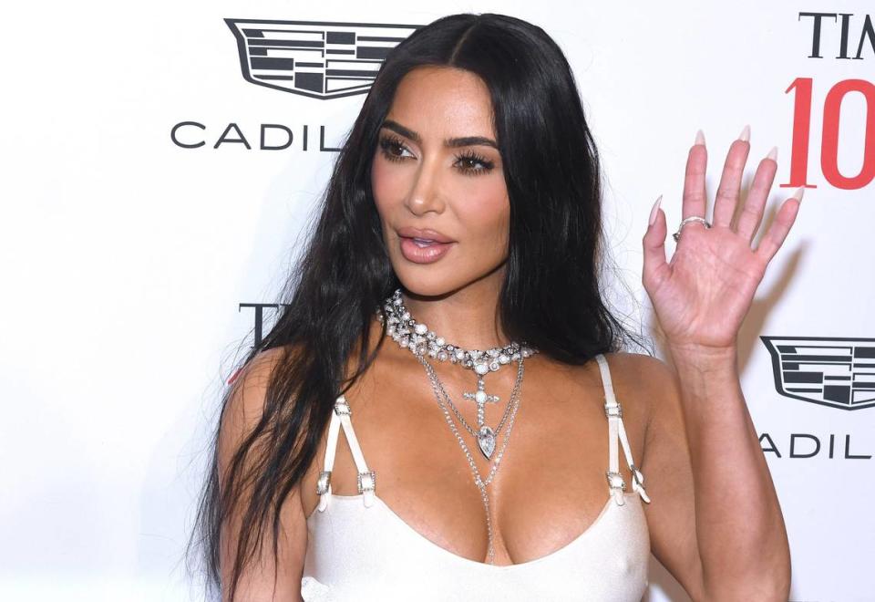 Kim Kardashian attends the 2023 Time100 Gala at Jazz at Lincoln Center on April 26, 2023 in New York City. Photo: Jeremy Smith/imageSPACE/Sipa USA