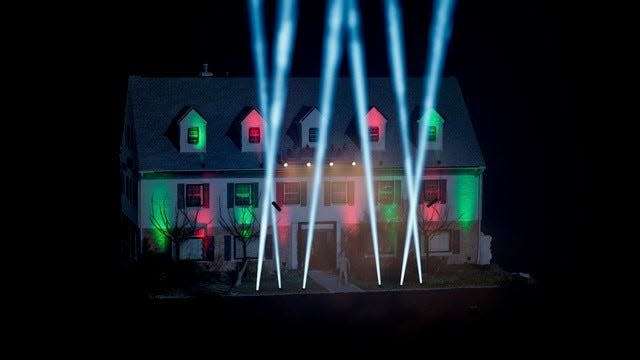 A rendering of the upcoming Christmas Light Show in Belmar.