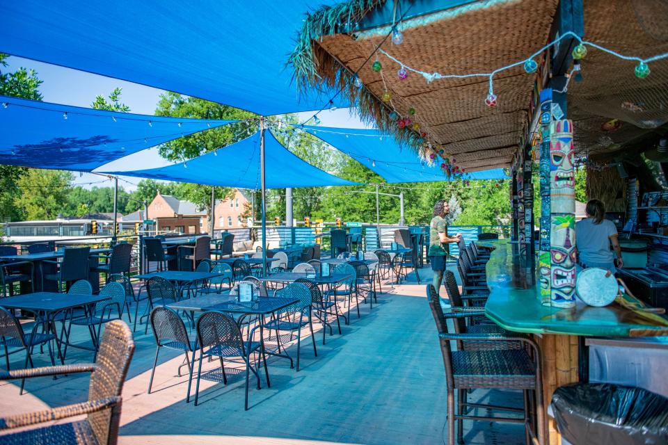 Back Door Grill is home to one of Fort Collins' few rooftop patios, complete with a rooftop Tiki bar.