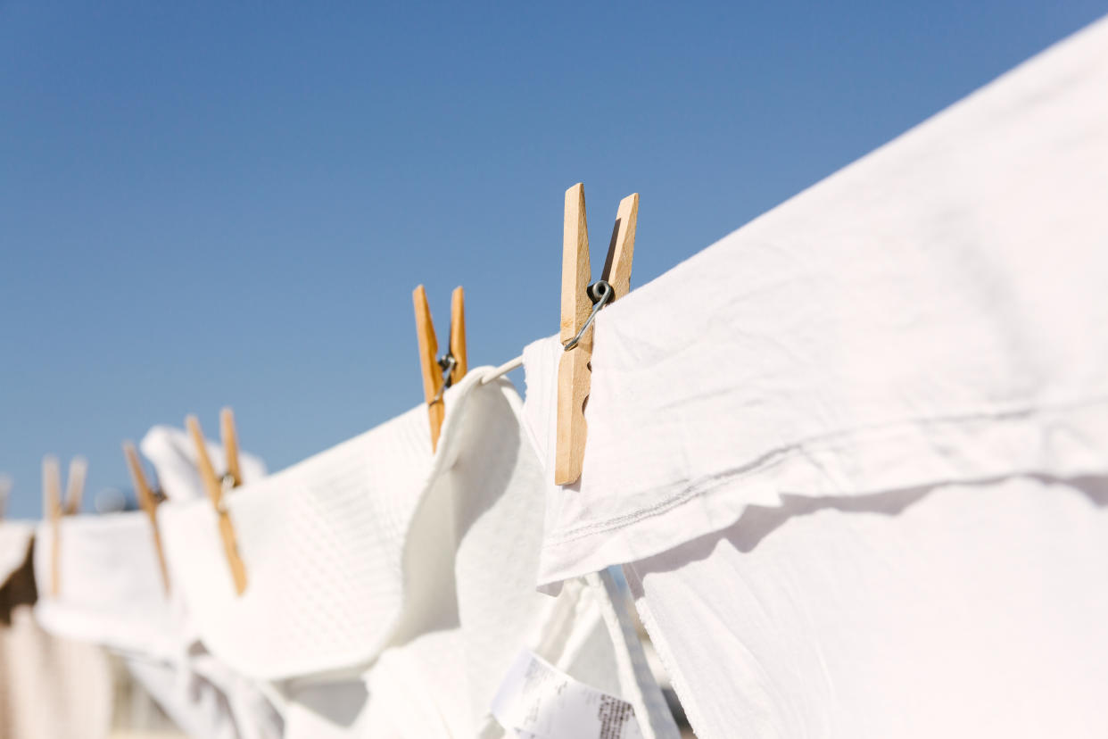 Hay fever sufferer? Don't hang your washing on the line [Photo: Getty]