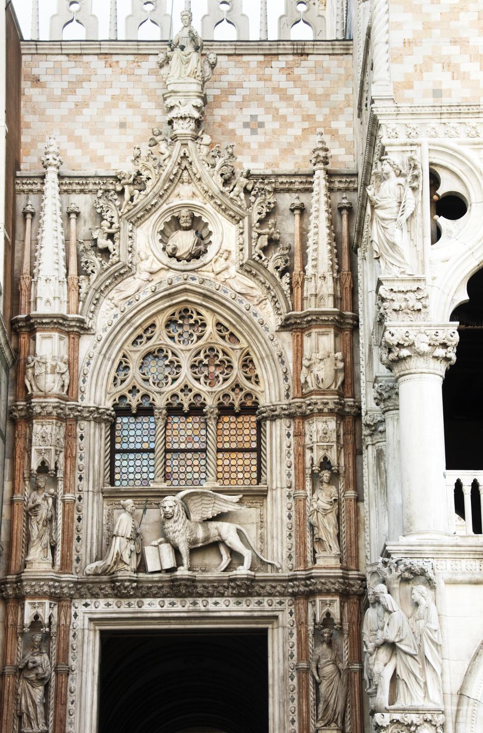 <h1 class="title">Porta dell Carta at the Doge's Palace</h1><cite class="credit">Photo by Hal Beral. Image courtesy of Getty.</cite>