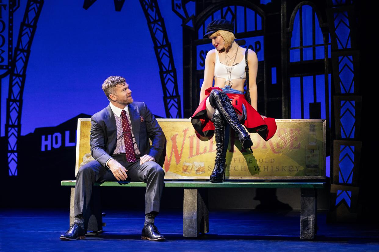 Chase Wolfe, left, and Ellie Baker appear in a scene from the national touring production of "Pretty Woman: The Musical," which American Theatre Guild will present Nov. 3 to 5, 2023, at the Morris Performing Arts Center in South Bend.