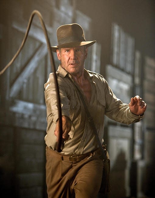 Harrison Ford as Indiana Jones in 2008