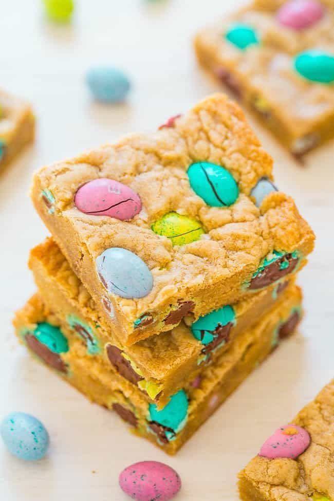 Easter Egg Blondies